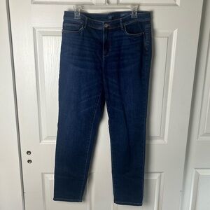 J. Jill Dark Blue Slim Ankle Jeans